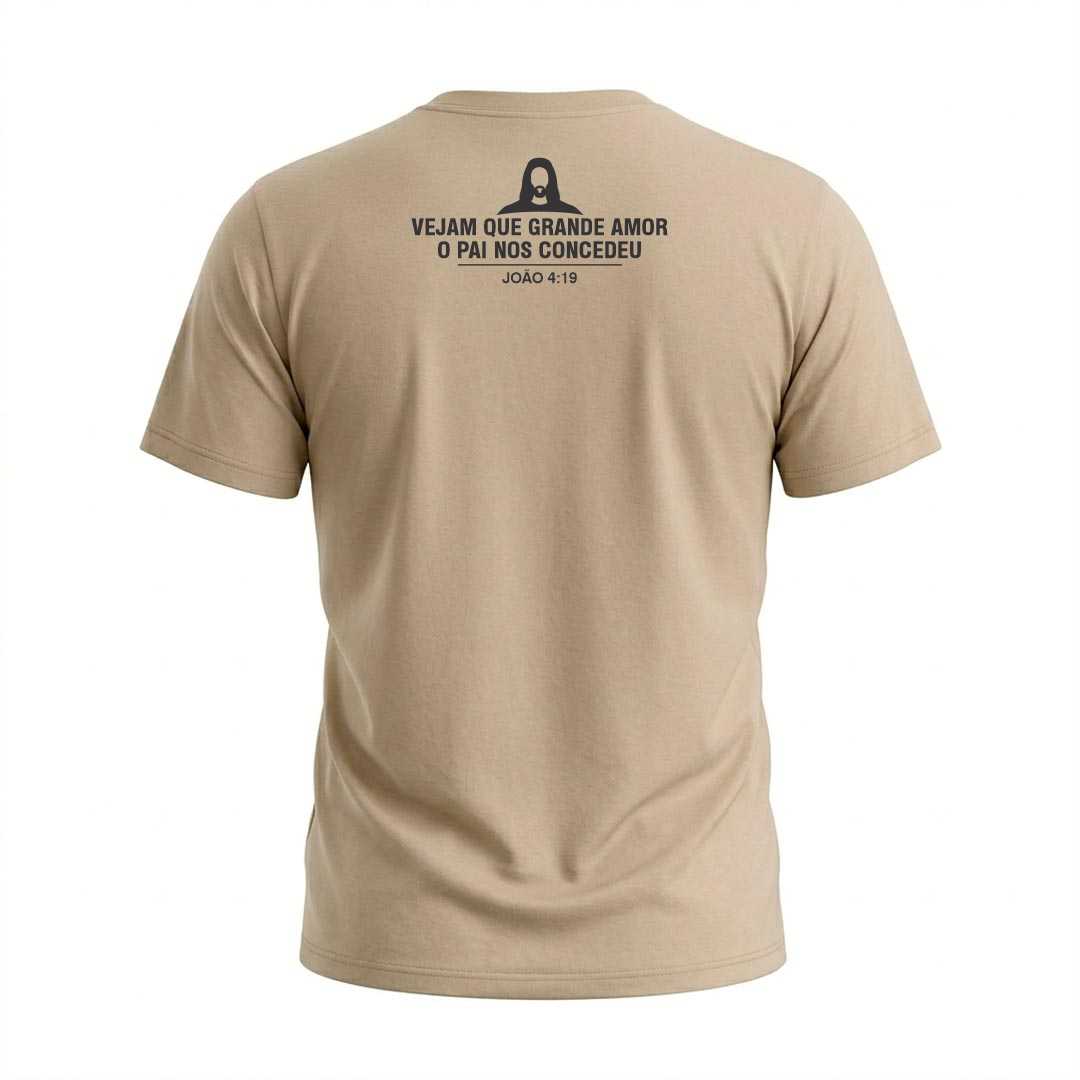 Camiseta Masculina Jesus O Amor Que O Mundo Não Me Dá Coleção Jesus - Imagem 8