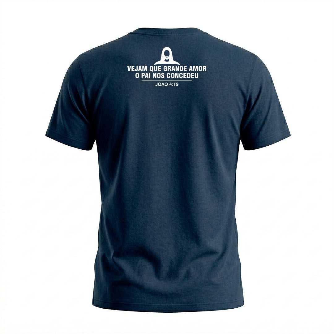 Camiseta Masculina Jesus O Amor Que O Mundo Não Me Dá Coleção Jesus - Imagem 6