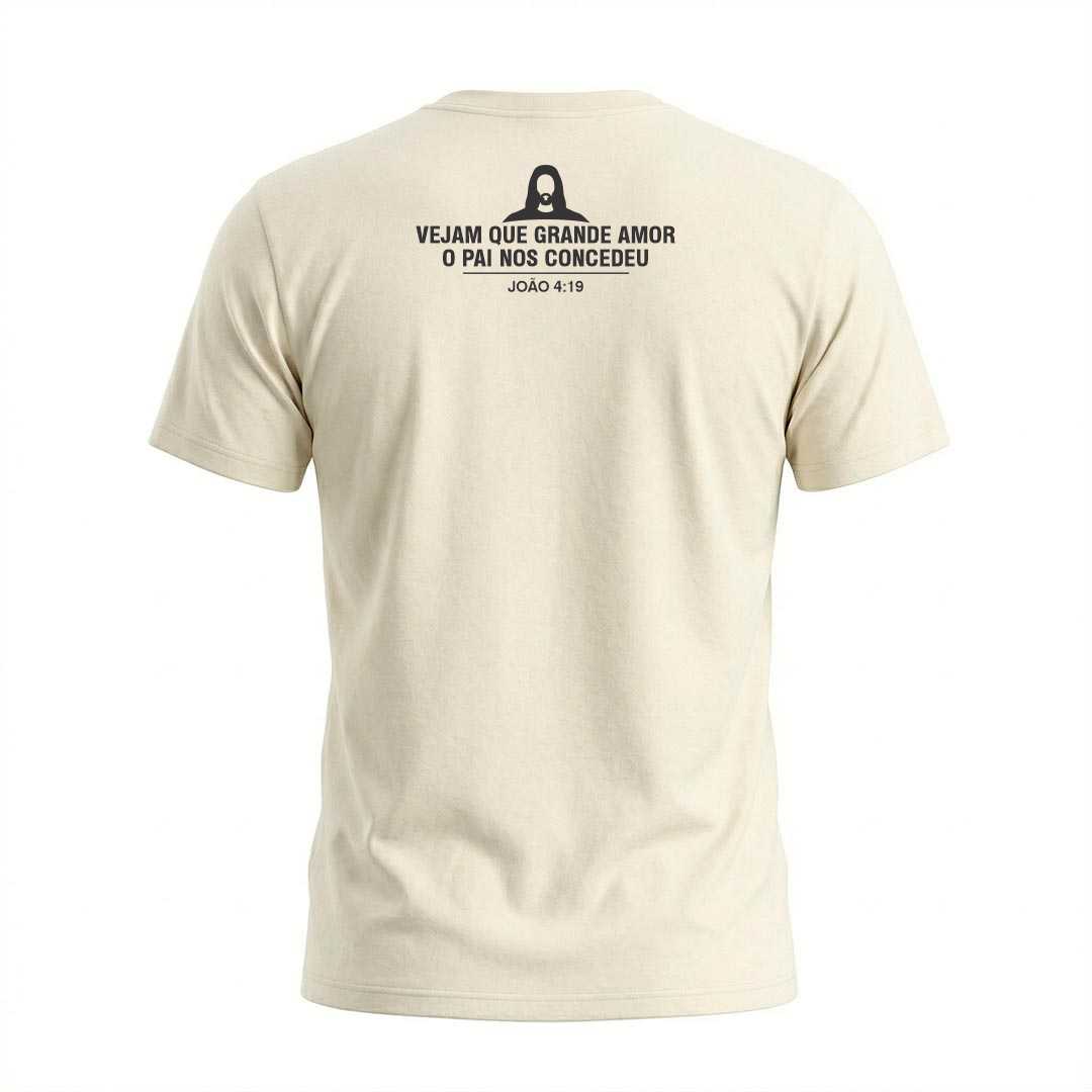 Camiseta Masculina Jesus O Amor Que O Mundo Não Me Dá Coleção Jesus - Imagem 3
