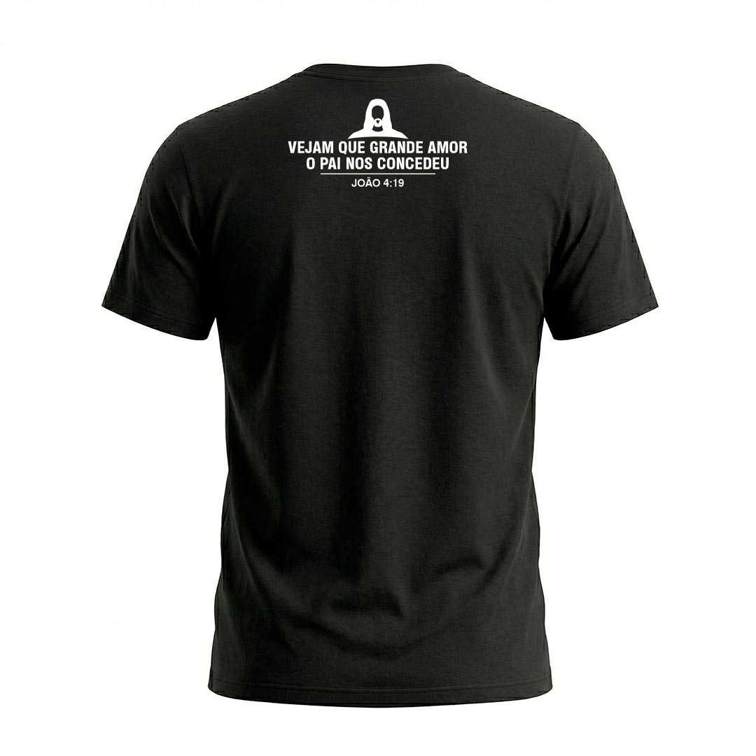 Camiseta Masculina Jesus O Amor Que O Mundo Não Me Dá Coleção Jesus - Imagem 2
