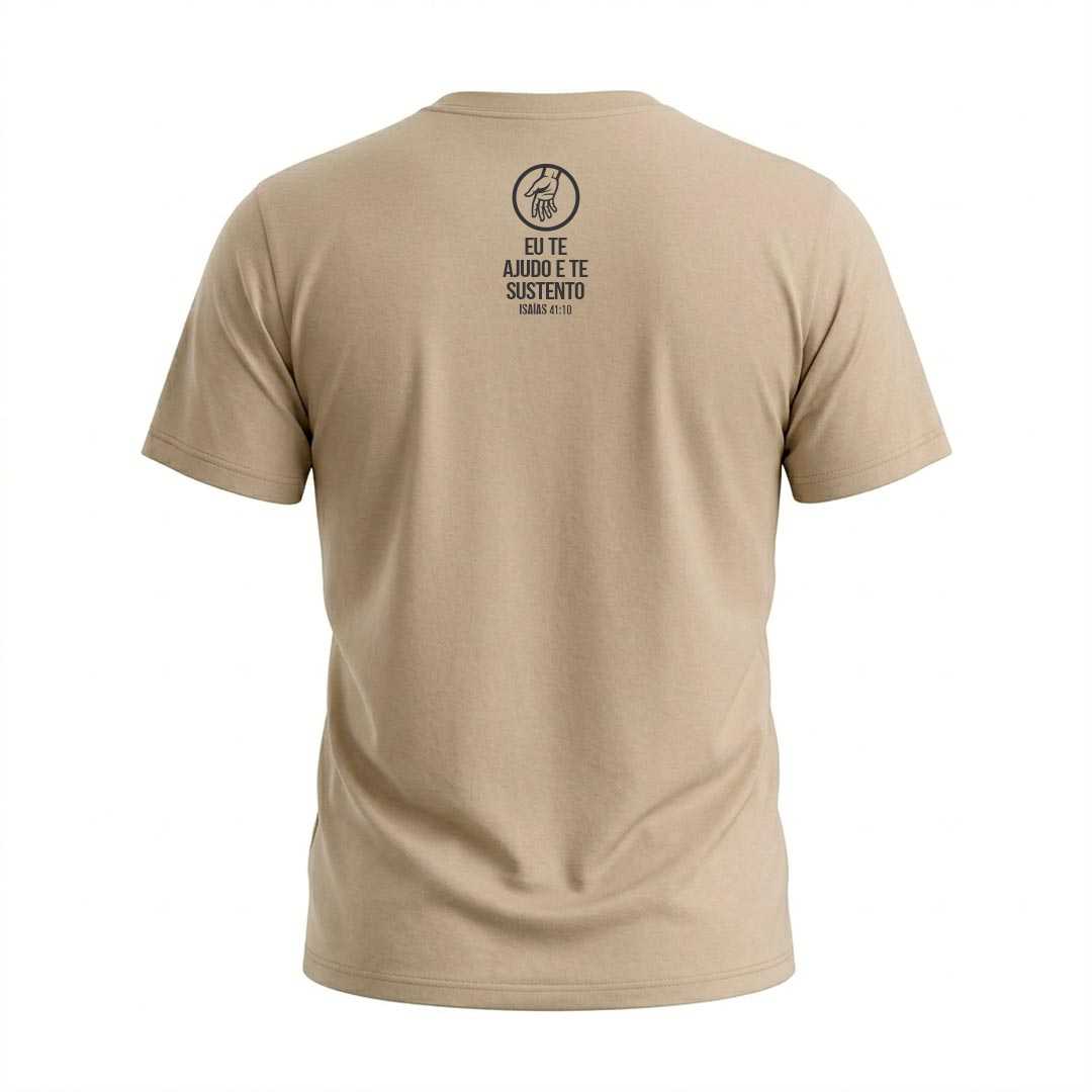 Camiseta Masculina Quando Penso em Desistir Creio em Deus Coleção Jesus - Imagem 8