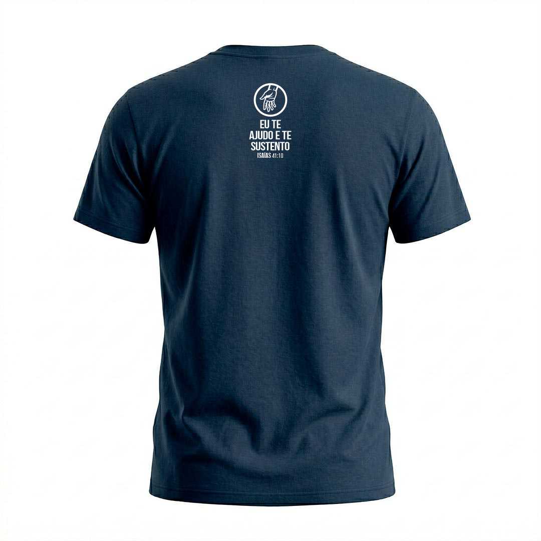 Camiseta Masculina Quando Penso em Desistir Creio em Deus Coleção Jesus - Imagem 6