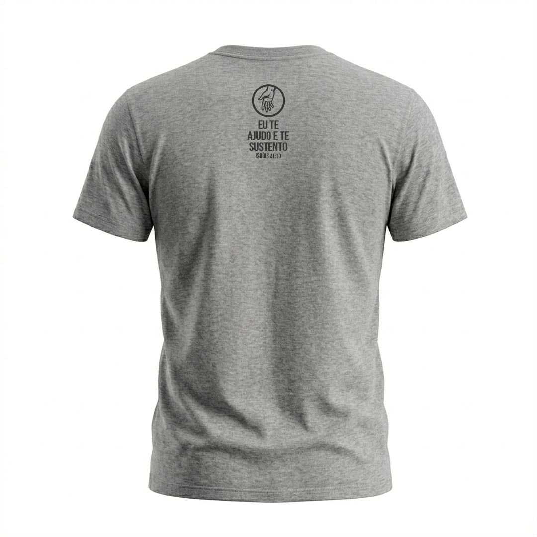 Camiseta Masculina Quando Penso em Desistir Creio em Deus Coleção Jesus - Imagem 10