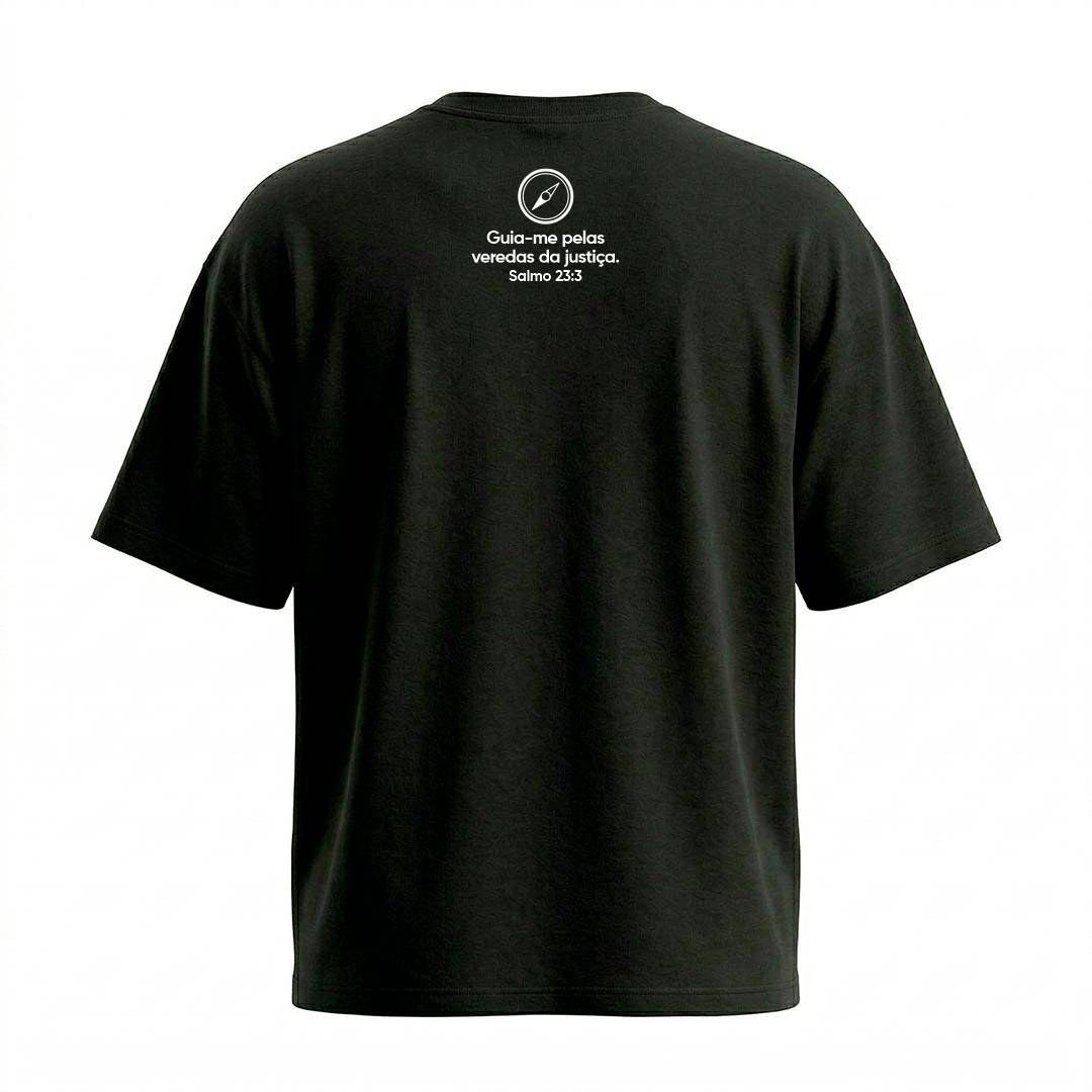 Camiseta Oversized Salmo 23 Guia-me Coleção Salmos - Imagem 4
