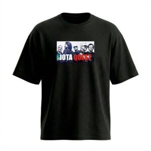 Camiseta Oversized Jota Quest Foto Banda | Pop Rock Nacional