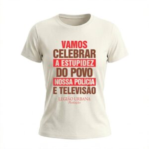 Baby Look Feminina Legião Urbana Vamos Celebrar | Rock Nacional