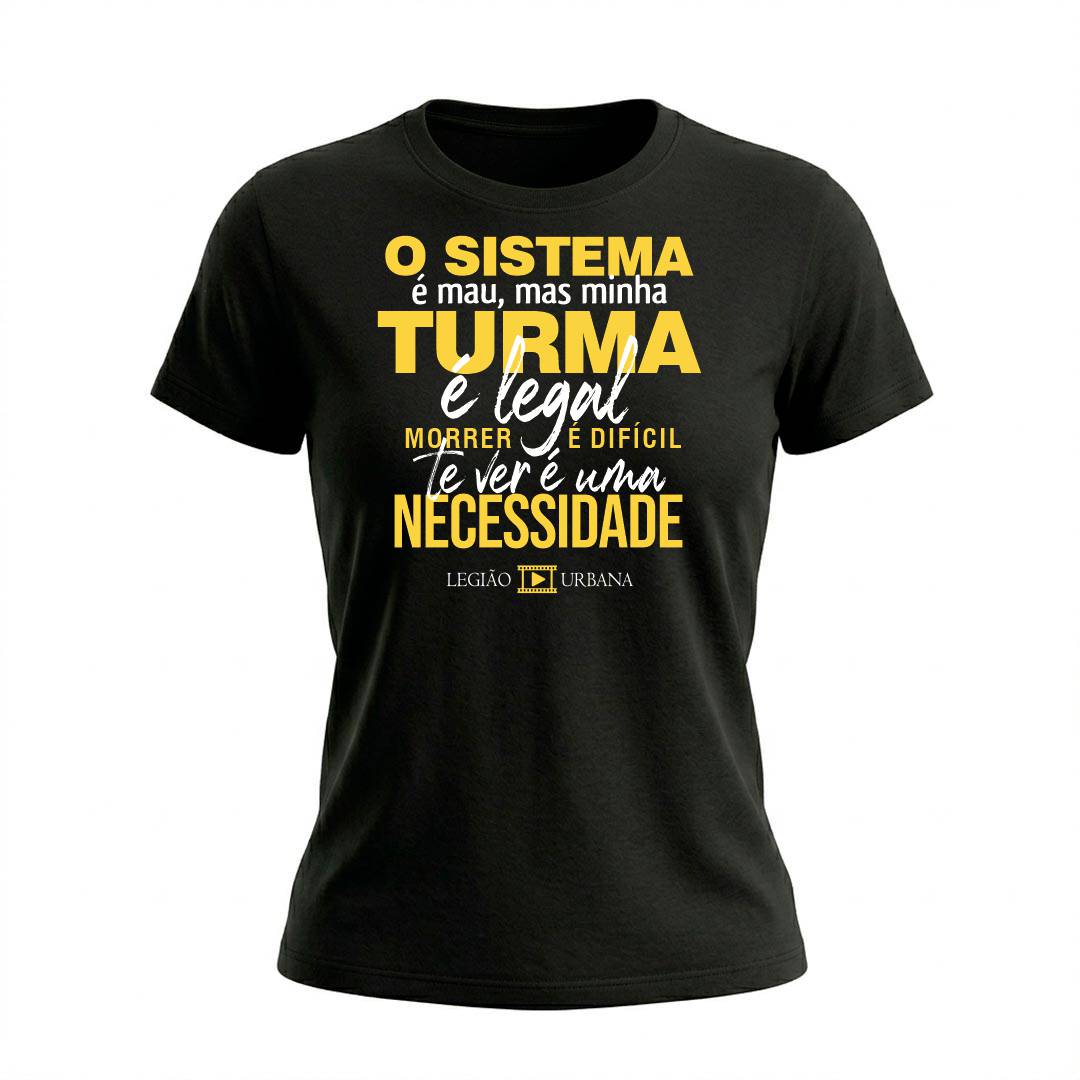 Baby Look Feminina Legião Urbana Vamos Fazer Um Filme | Rock Nacional - Imagem 3