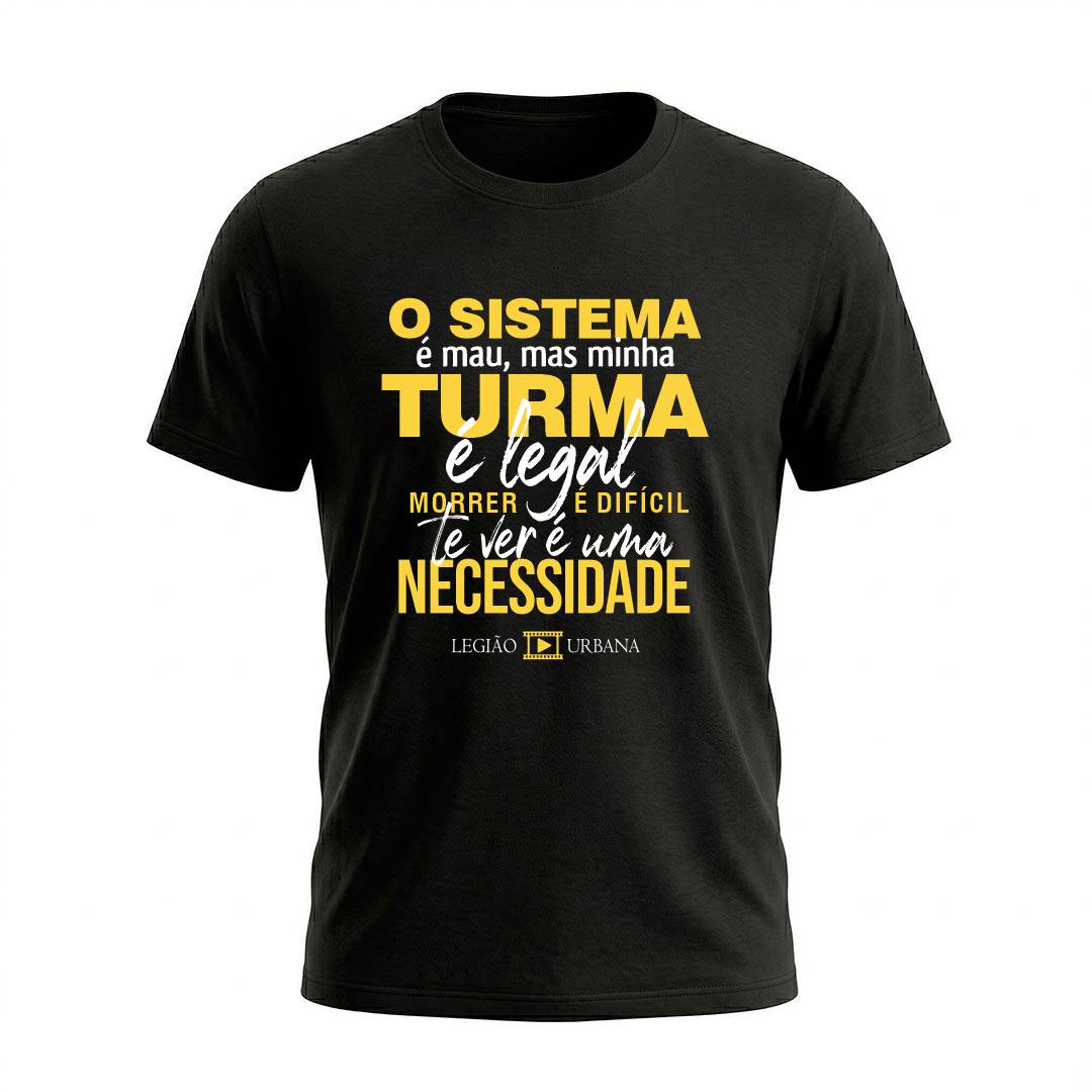 Camiseta Masculina Legião Urbana Vamos Fazer Um Filme | Rock Nacional - Imagem 3