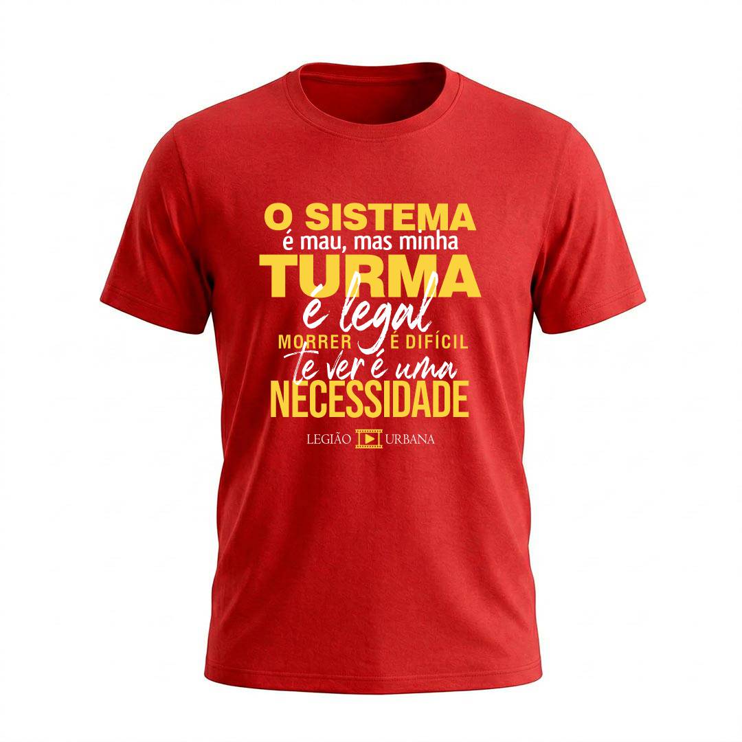 Camiseta Masculina Legião Urbana Vamos Fazer Um Filme | Rock Nacional