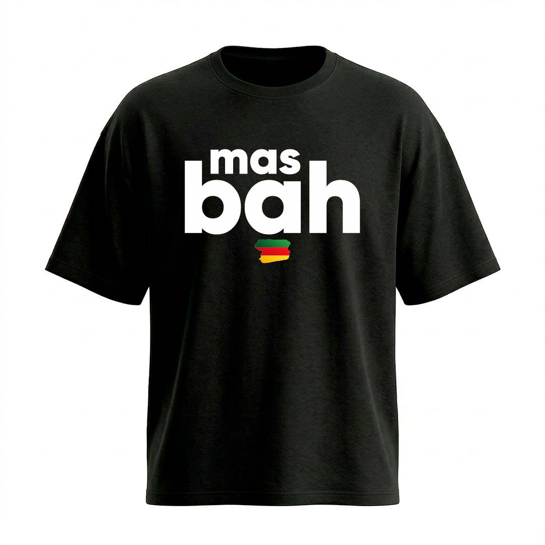 Camiseta Oversized Mas Bah | Cultura Gaúcha