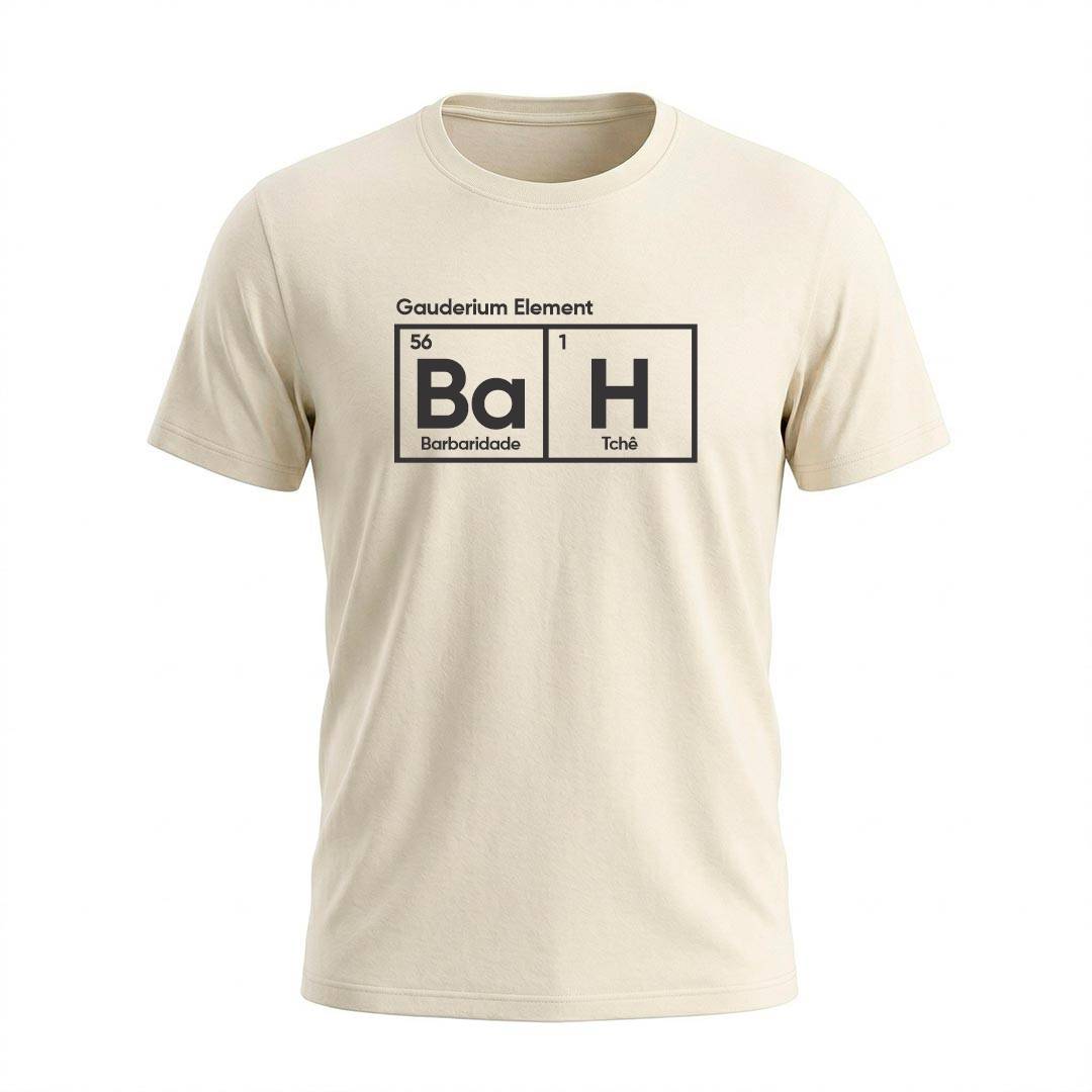 Camiseta Masculina Bah Elemento Químico | Cultura Gaúcha - Imagem 5