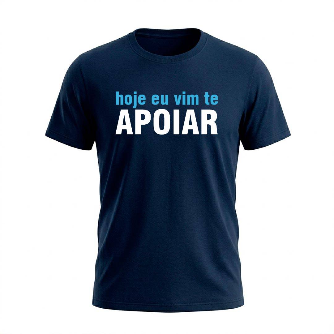 Camiseta Masculina Hoje Eu Vim Te Apoiar | Torcida Grêmio