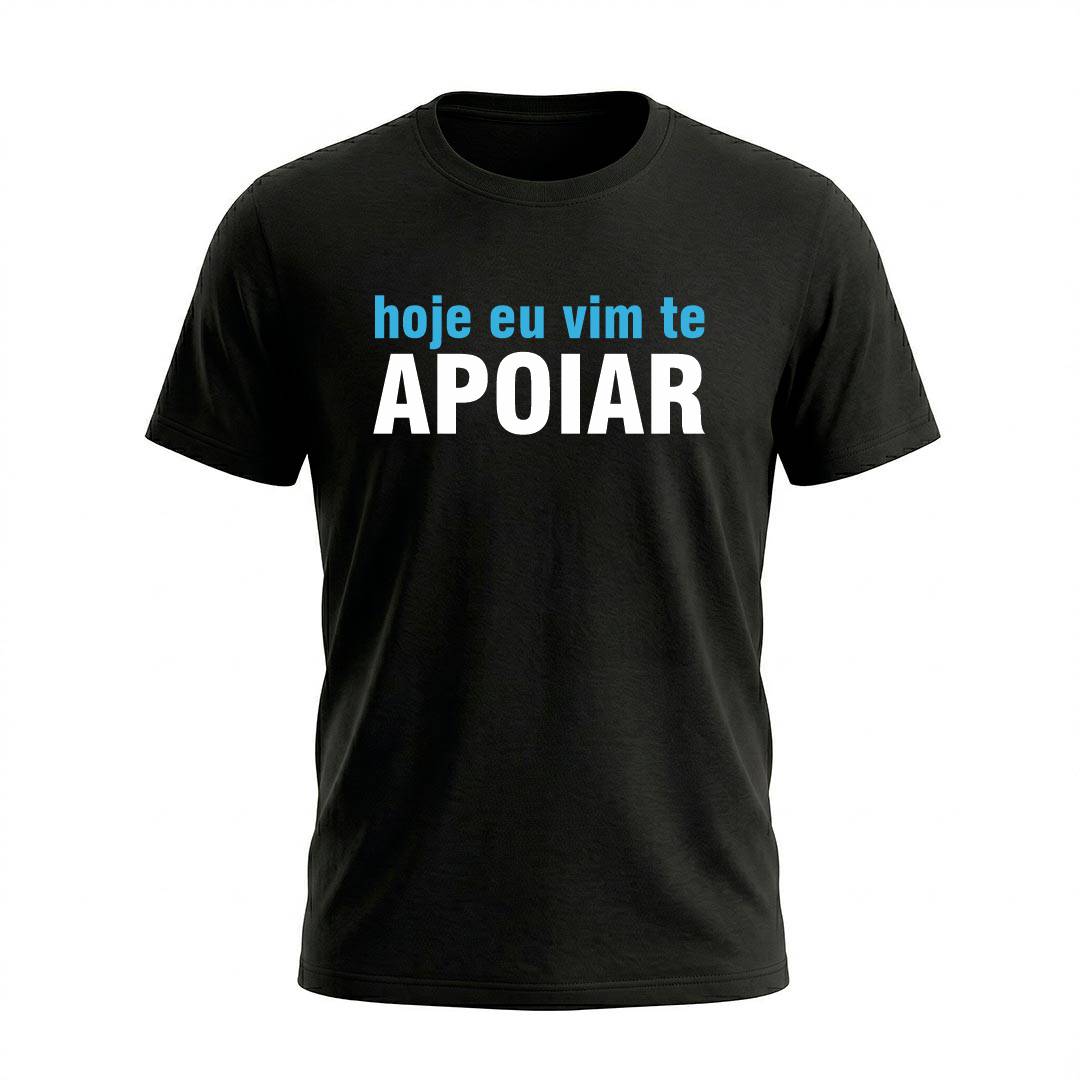 Camiseta Masculina Hoje Eu Vim Te Apoiar | Torcida Grêmio - Imagem 3