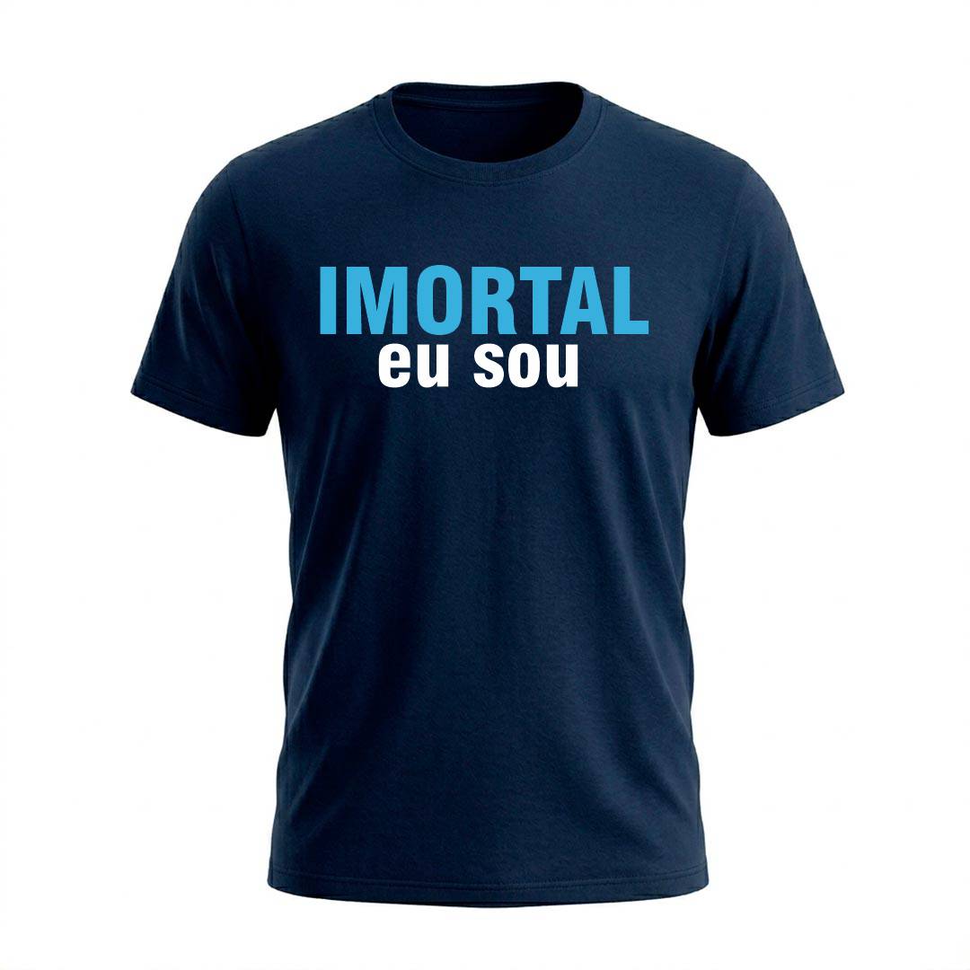 Camiseta Masculina Imortal Eu Sou | Torcida Grêmio - Imagem 5