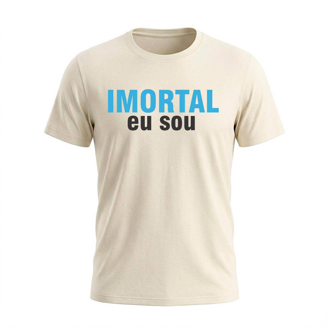 Camiseta Masculina Imortal Eu Sou | Torcida Grêmio - Imagem 3