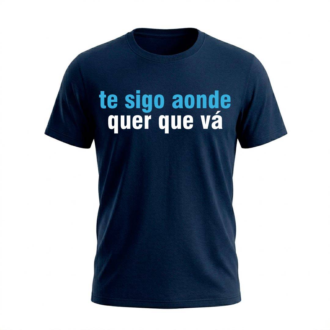 Camiseta Masculina Te Sigo Aonde Quer Que Vá | Torcida Grêmio - Imagem 5