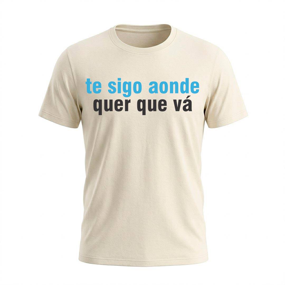 Camiseta Masculina Te Sigo Aonde Quer Que Vá | Torcida Grêmio - Imagem 3