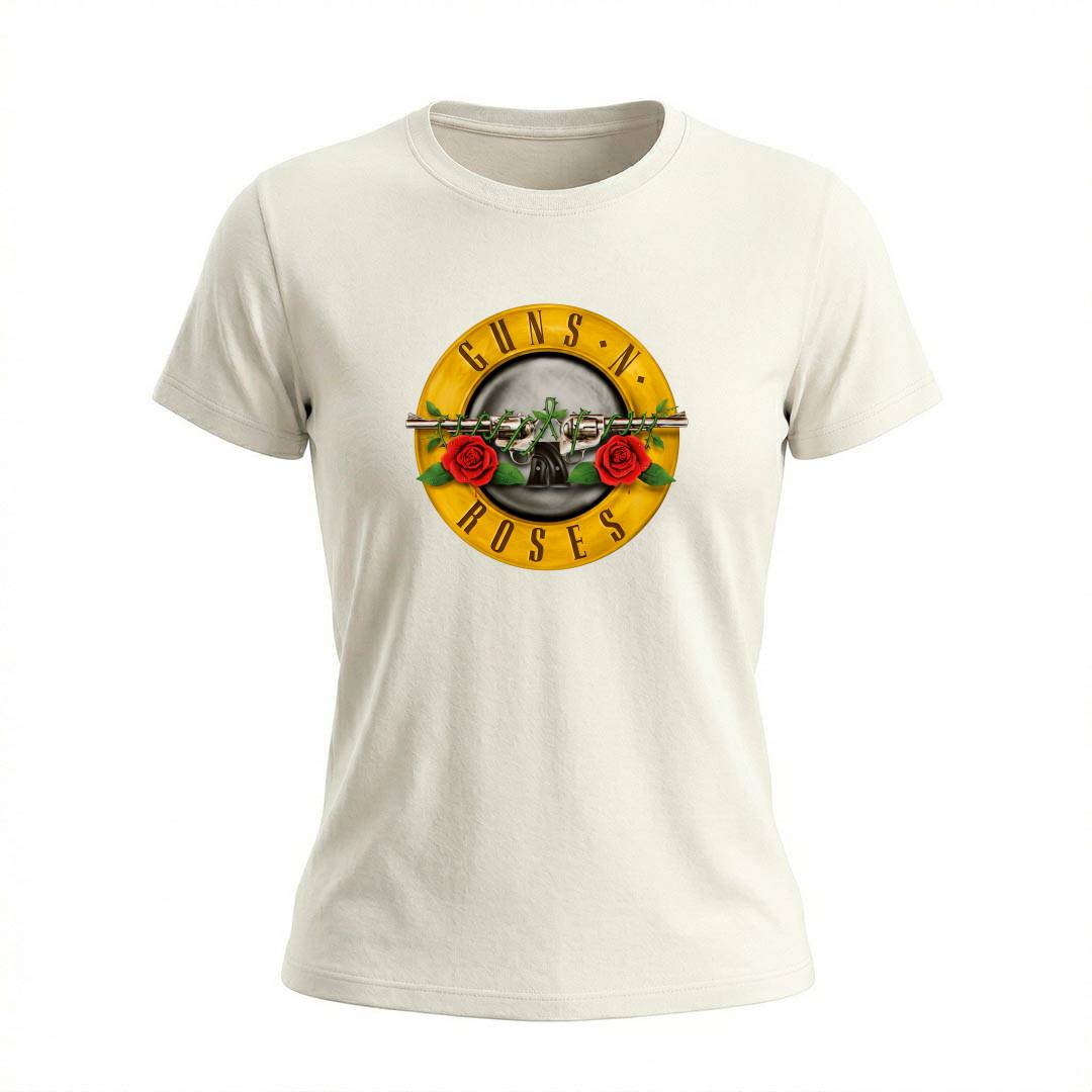 Baby Look Feminina Guns N' Roses Classic | Hard Rock - Imagem 3