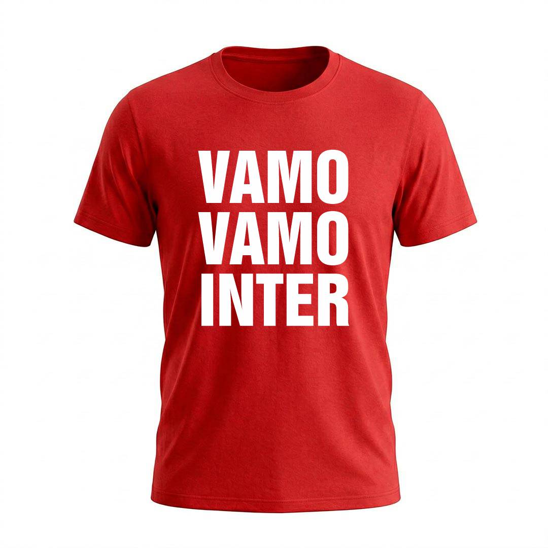 Camiseta Masculina Vamo Vamo Inter | Torcida Colorada