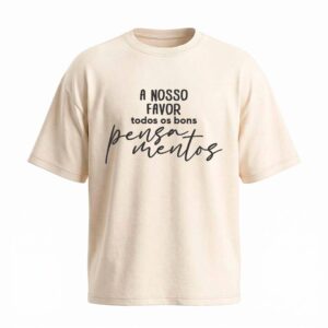 Camiseta Oversized Maskavo Bons Pensamentos | Reggae Nacional