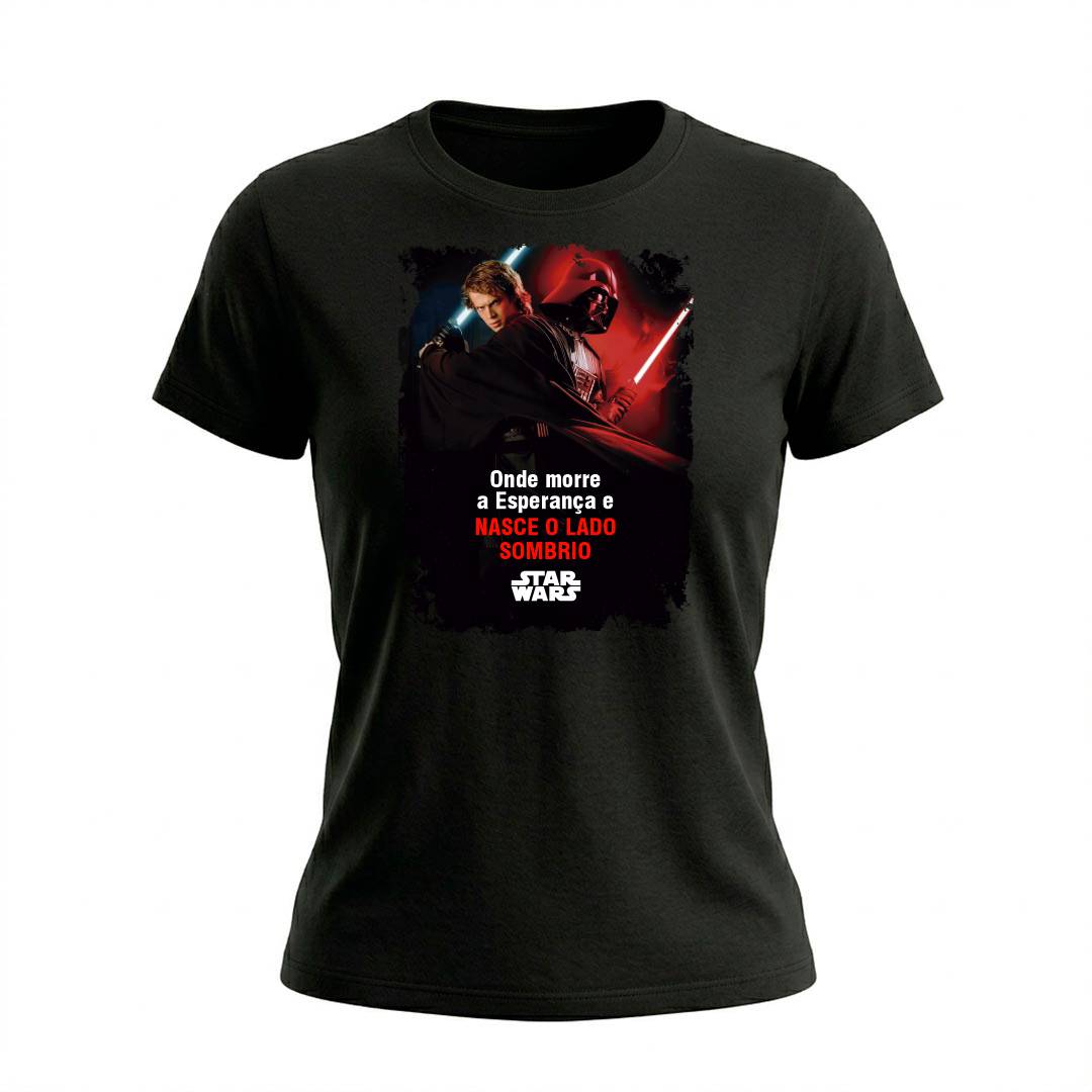 Baby Look Feminina Anakin Lado Sombrio | Cultura Geek - Imagem 3
