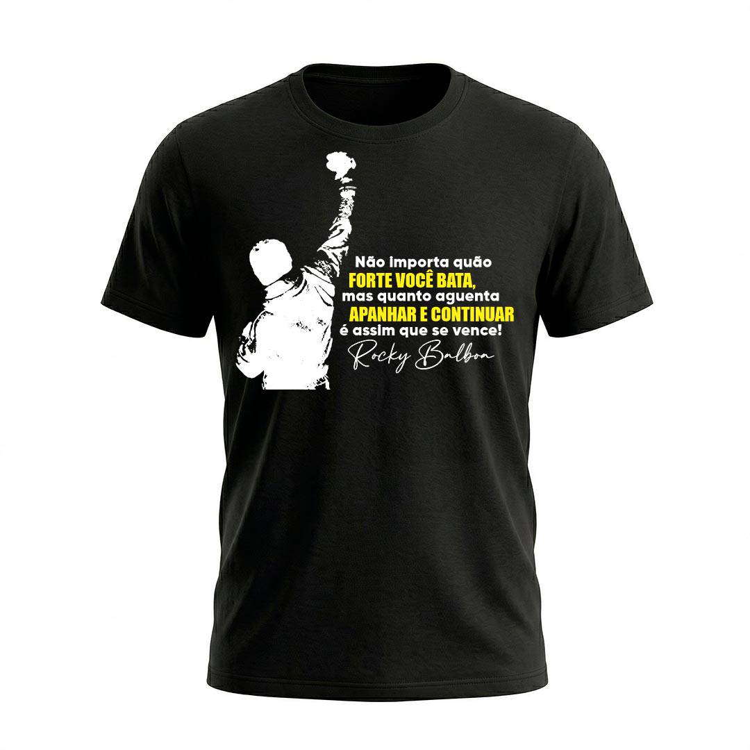 Camiseta Masculina Rocky Citação | Filmes - Imagem 3